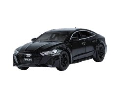 Audi RS7 speelgoed metalen model verlichting op batterijen geluid 1:32 zwart