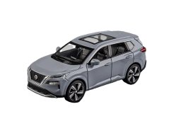 Nissan X-Trail kovový model hračka na batérie svetla zvuk 1:32 Šedá