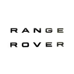 RANGE ROVER sign with letter template - glossy black (35.4x3.1cm)