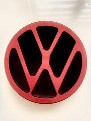 VW Volkswagen PASSAT 6 2006-2011 (100mm) tagumine embleem, logo - tahke must läikiv