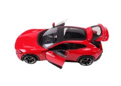 Ferrari Purosangue giocattolo in metallo modello a batteria luci suono 1:22 Bianco