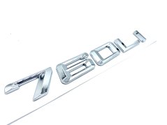760Li inscription old style - chrome