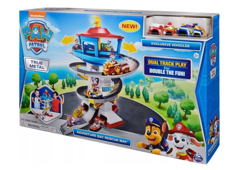 SPIN MASTER Paw Patrol Uitkijktoren met racebaan