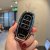 LUXURY key cover for AUDI cars black glossy/chrome