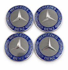 Tapas centrales flotantes BMW de 68 mm, color azul y blanco - Juego de 4 - 36136783536-KOPIE