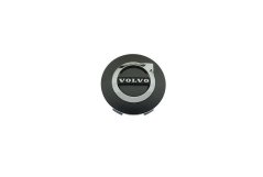 Krytky kol, pokličky na kola VOLVO 64mm černá lesklá 32243631