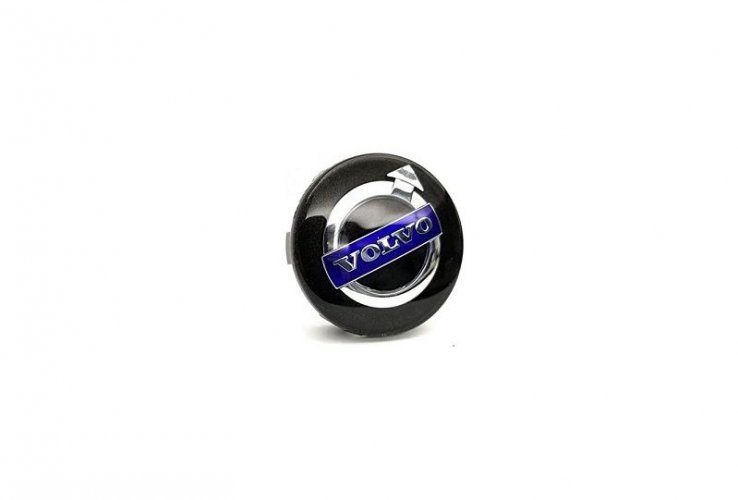 Wheel center cap VOLVO 64mm black glossy 3546923