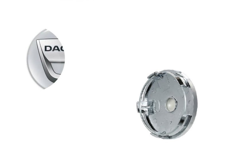 Wheel center cap DACIA 60mm silver chrome