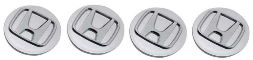 4pcs Wheel center caps HONDA 69mm silver chrome 44732-T2A-A31 44732-T7W-A01 08W40-SWN-9000-02 08W15-SDE-7N0A2 08W40-SLG-90001
