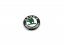 Emblema, logo ŠKODA 80mm verde negro 1U0853621C MEL 1U0853621 1U0853621C