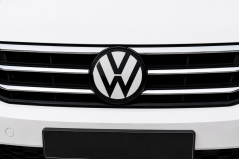 VW CADDY (2020-2022) přední a zadní znak, logo (14,2cm a 11,3cm) - zrcadlově bílá
