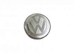 Krytky kol, pokličky na kola VW VOLKSWAGEN 60mm stříbrná chrom