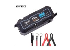 Plně automatická inteligentní nabíječka 5A 6V 12V LCD displey přenosná nabíječka automobilových baterií