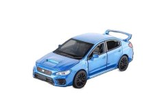 Subaru Impreza WRX STI 2015-2021 metal model toy battery lights sound 1:32 Blue