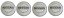 4pcs Wheel center caps NISSAN 60mm silver