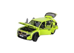 BMW XM metalowy model zabawkowego światła na akumulator, dźwięk w skali 1:32 w kolorze Zielonym