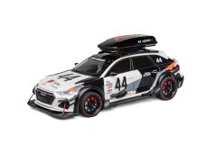 Audi RS6 DTM RACING metal model toy battery lights sound 1:24 White