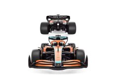 McLaren MCL60 Lando Norris modelo de metal de brinquedo luzes a pilhas som 1:24