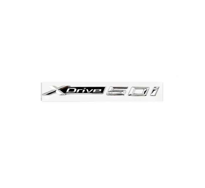 BMW XDrive 50i lettering rear 165mm