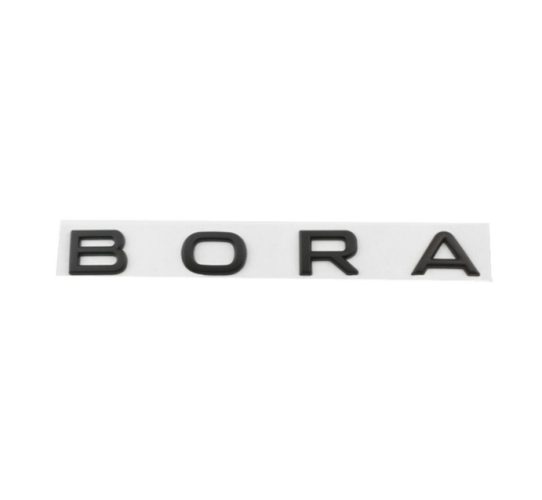 Надпис BORA - черен гланц 165мм