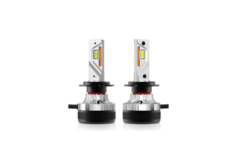 H1 front LED bulbs for headlights 55W 12V Canabus 6000LM, up to 200% more brightness