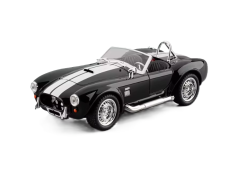Ford Shelby Cobra 427 SC metalowy model zabawkowego światła na akumulator dźwięk w skali 1:22 w kolorze Czarnym