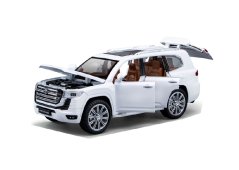 Toyota Land Cruiser LC300 metalen model speelgoedbatterijverlichting klinkt 1:24 Wit