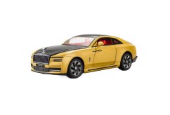 Rolls Royce Spectre metalen model speelgoedbatterijverlichting klinkt 1:32 Gouden
