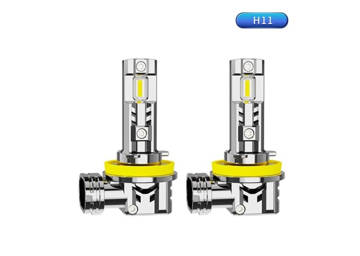 H11/23S-W Ampoules LED liquides pour lumières 6000-7000K 35W 3500 Lm 12V-24V, jusqu'à 200% de luminosité en plus