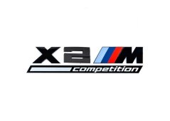 BMW X 2 competetion lettering 170mm black