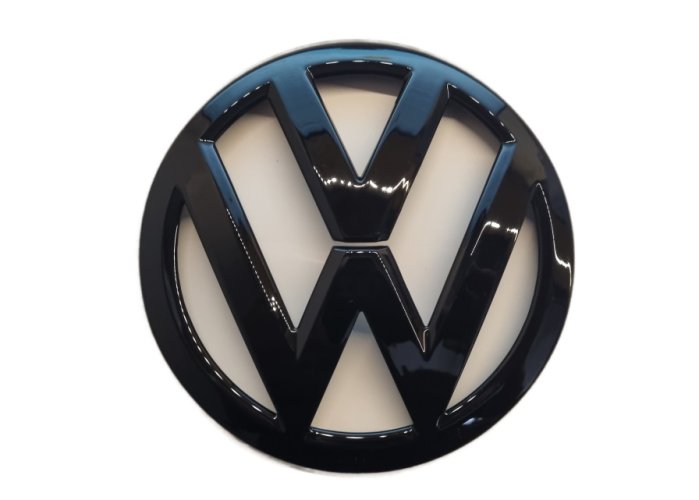 VW GOLF VII (2012-2022) priekinis ženklelis, logotipas (13,5cm) - juodas blizgus 5G0853601