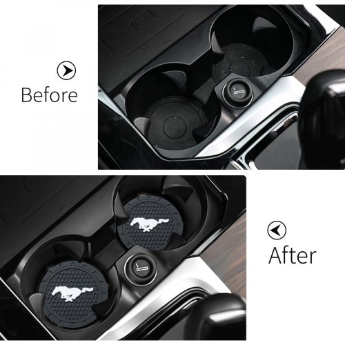 FORD MUSTANG, 2 pcs Coasters, drink mat for the drink holder