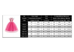 Disfraz infantil de Sleeping Beauty, talla L 130 cm