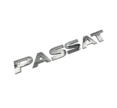 PASSAT inscription - shiny chrome 187mm