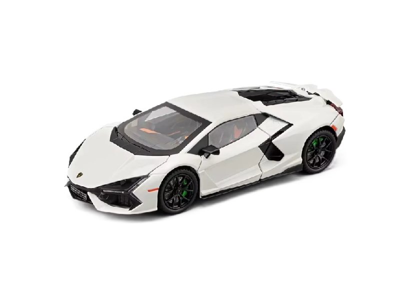 Lamborghini Revuelto metalen model speelgoedbatterijverlichting klinkt 1:24 Wit