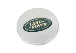 Tappo centrale ruota LAND ROVER 63mm argento verde RRJ500030XXX LR089424