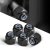 4 pcs VOLVO valve caps, black valve covers