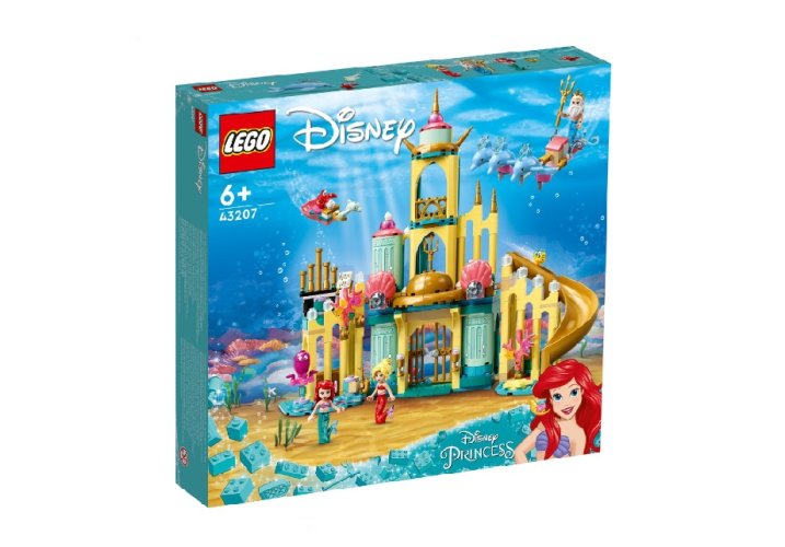 LEGO Disney 43207 Palazzo sottomarino di Ariel