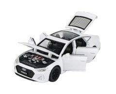 Audi RS7 jouet modèle en métal lumières à piles son 1:32 Blanc