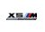 BMW X 5 competetion nápis 170mm černá