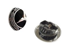 Emblem, hood logo MERCEDES BENZ O 57mm black/chrome A008171701