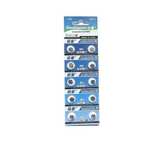 10x DOUBLEPOW AG1 LR621 1.5V alkalické baterie
