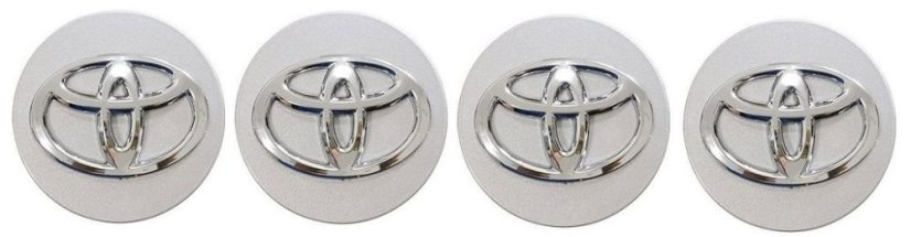 4pcs Wheel center caps TOYOTA 62mm silver 42603-12730 4260312730