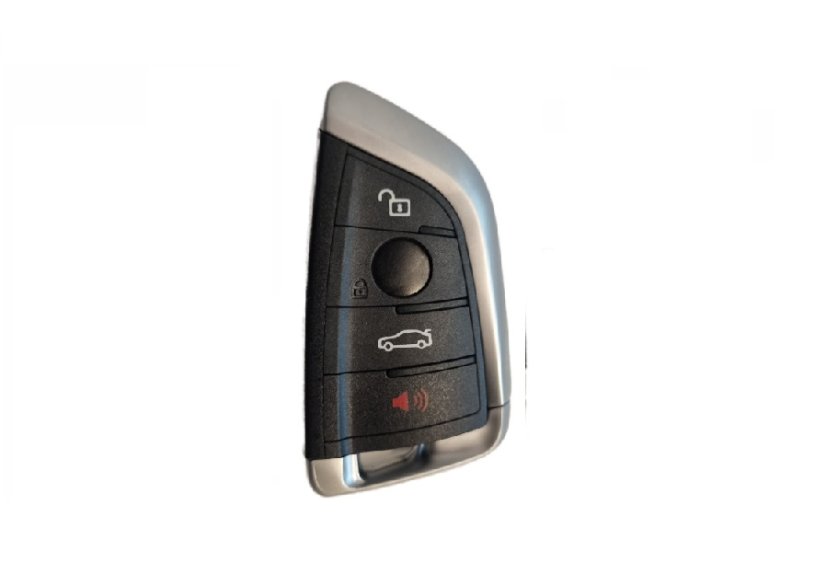 BMW X5 4 button remote key blank with emergency key blade