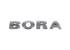 Επιγραφή BORA - γυαλιστερό χρώμιο 130mm