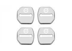 4 pcs VOLVO Protective cover for the door latch- silver