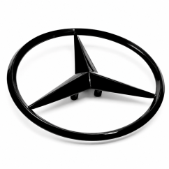 Mercedes-Benz rear emblem for C-Class W206 2022-2024 - glossy black (A2068171600)