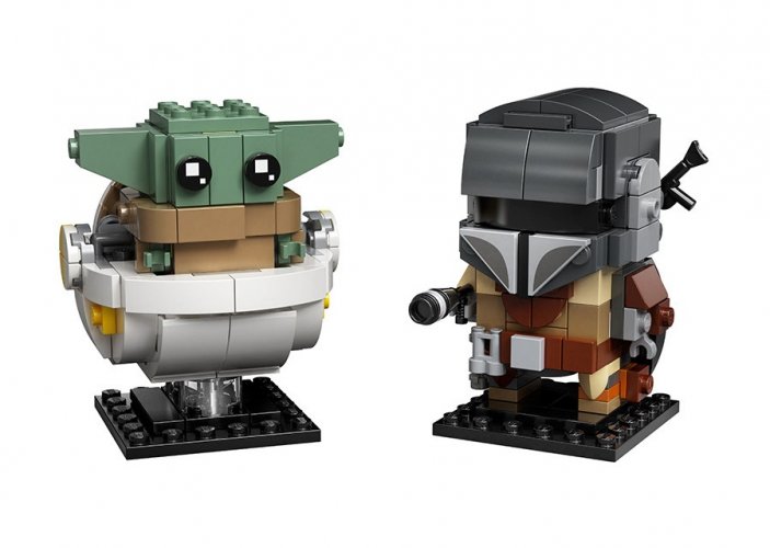 LEGO BrickHeadz 75317 Il Mandaloriano e il bambino