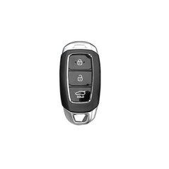 LUXURY kryt na klíč pro vozy HYUNDAI bílá lesklá/chrom
