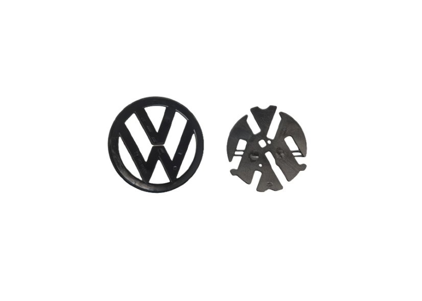 VW PASSAT B6 rear emblem, logo (13,9cm a 11cm) - glossy black